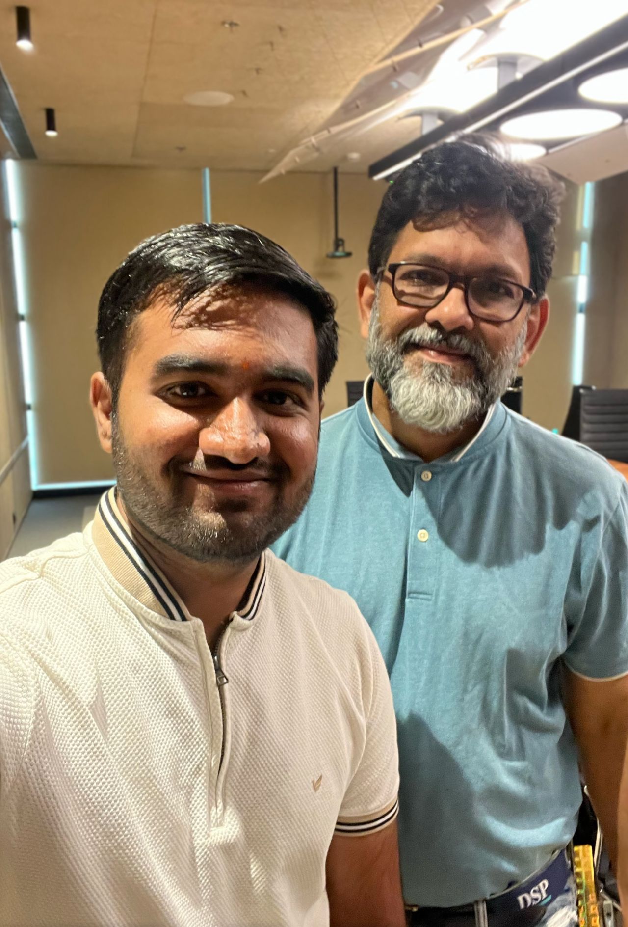 Shreyas Kali meeting the investment team at DSP Mutual Fund